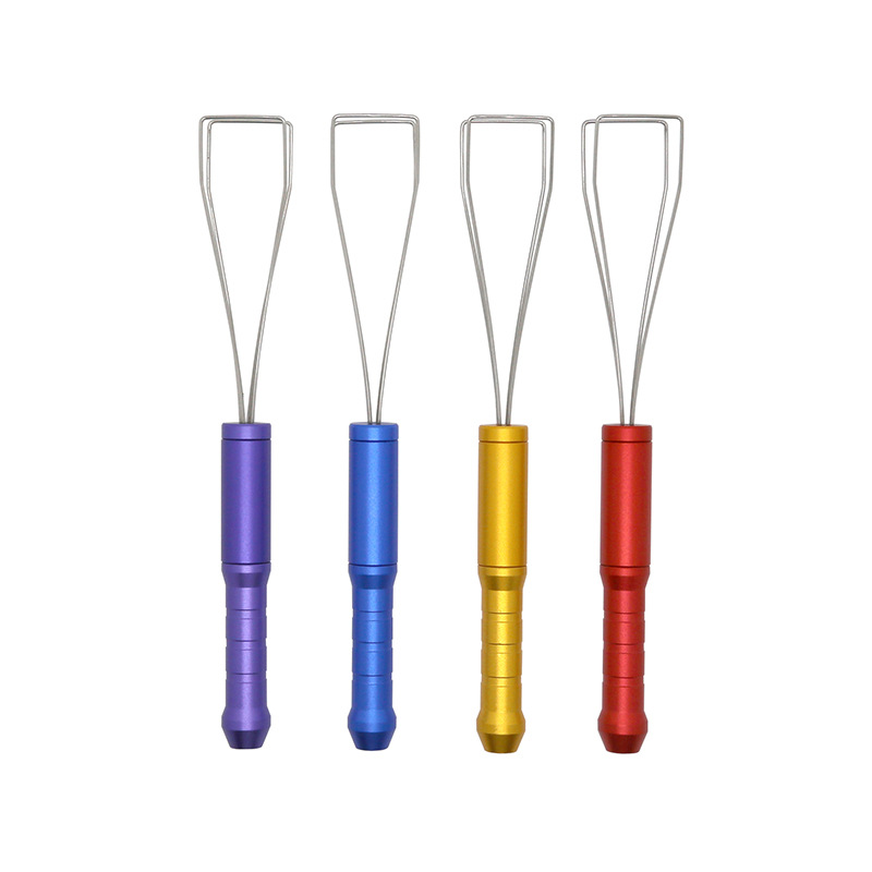 Three-section metal keycap puller