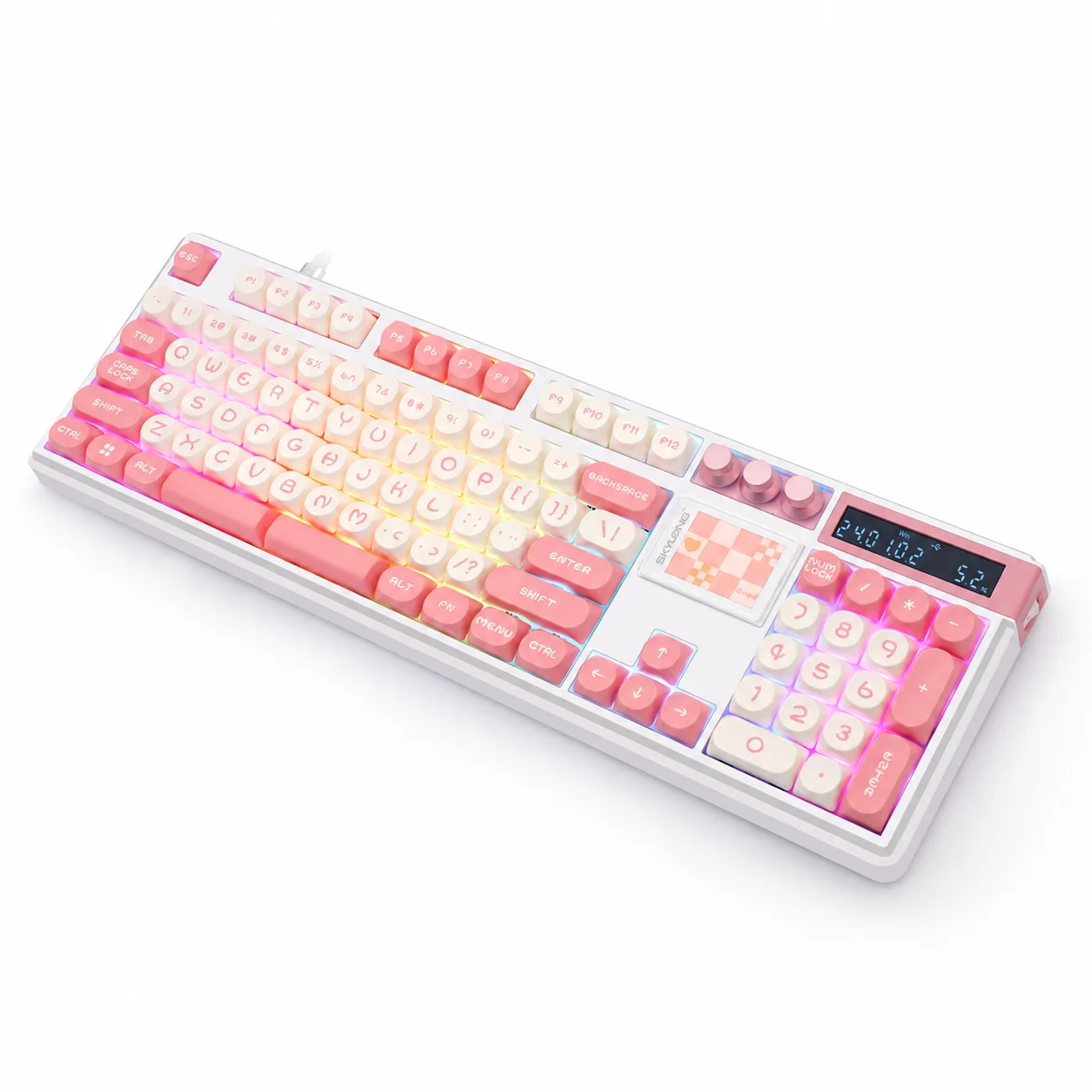 GK104 Pro peach keyboard