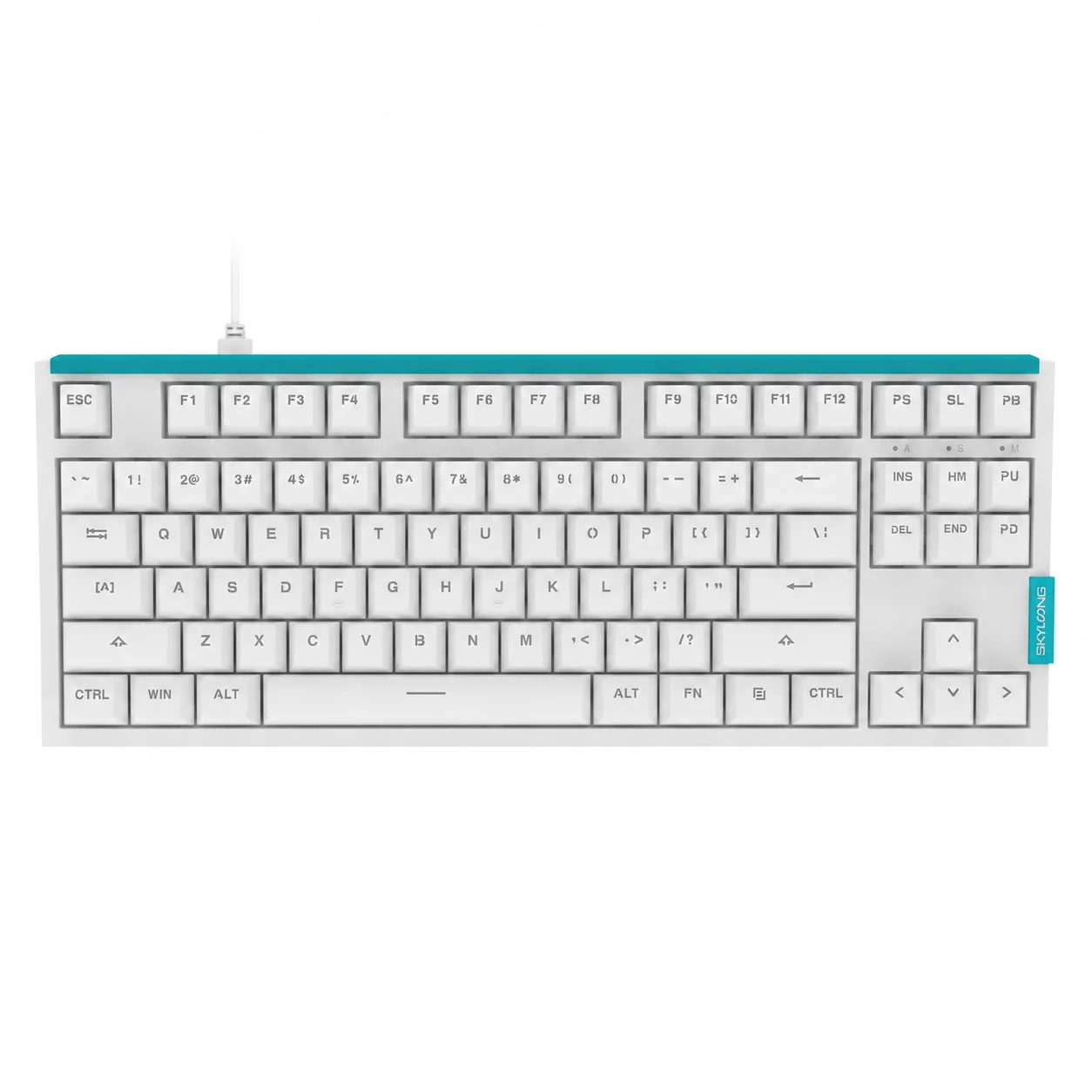 GK87 Pro white keyboard
