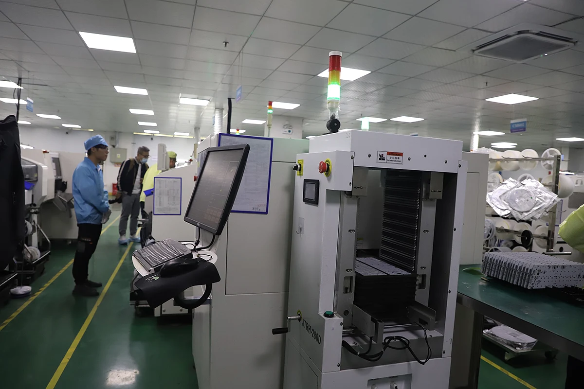 Production machinery at a manufacturing partner
